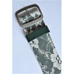 Photo Bracelet Cuir LACE Dentelles Stamps VINTAGE  Mis En Vente