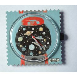 Photo Cadran Stamps Exposition " SPACE MACHINE "  Mis en Vente