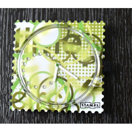 Photo Cadran Stamps Exposition "GREEN TIME DIAMOND " Mis en Vente