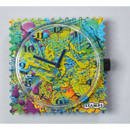 Photo Cadran Stamps " PAINTING " Exposition Mis en Vente