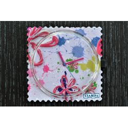 19 € Cadran Stamps " ART IN PINK "  VINTAGE  Impeccable !