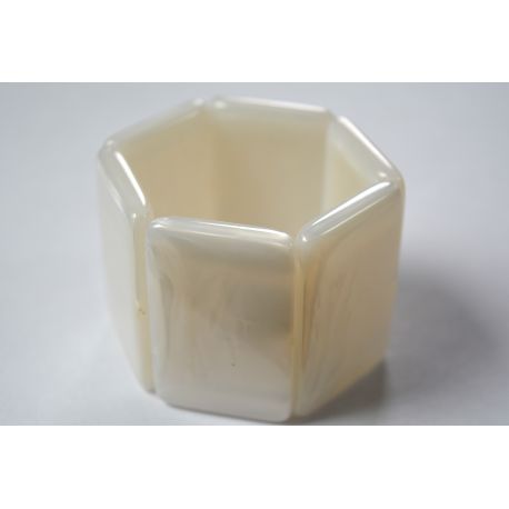 Photo Bracelet BELTA Pearl White Stamps Mis en Vente