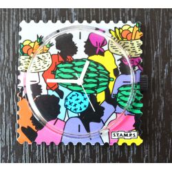Photo Cadran Stamps AFRICAN MARKET Mis en Vente