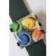 Cadran " COLOUR TIME  " Mis en Vente ( Présentation avec bracelet cuir vert neuf )