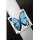 Photo Cadran Stamps Exposition  BLUE BUTTERFLY Mis en Vente 