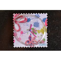 Photo Cadran Stamps ART IN PINK Mis en Vente