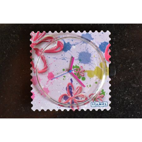 Photo Cadran Stamps ART IN PINK Mis en Vente