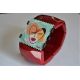 Photo Bracelet Belta SCULPTURE Rouge EXPO  Mis en Vente