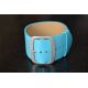 Photo Bracelet Cuir Stamps VINTAGE Turquoise Mis en Vente