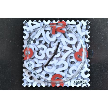 19 € Cadran Stamps " 3D NUMBERS"  VINTAGE ... T.B.Etat !