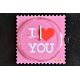 Photo Cadran Stamps " I LOVE YOU  " VINTAGE Mis en Vente