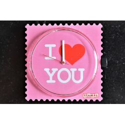 Photo Cadran Stamps " I LOVE YOU  " VINTAGE Mis en Vente