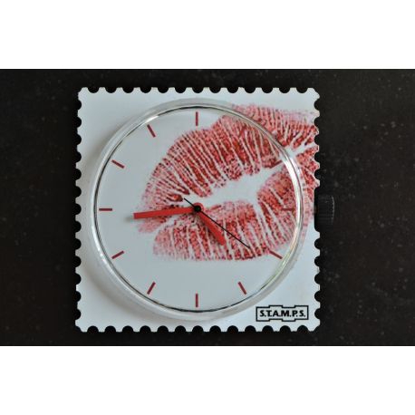Photo Cadran Stamps " KISS ME "  Mis en Vente