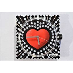 Photo Cadran Stamps Exposition  RED HEART Mis en Vente