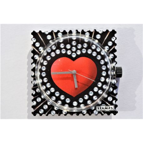 Photo Cadran Stamps Exposition  RED HEART Mis en Vente