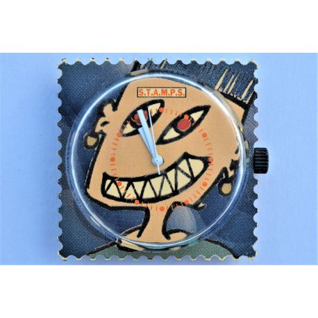 Photo Cadran Stamps " SMILE !   " VINTAGE  Mis en Vente