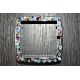 Photo Entourage " Full Metal Jack " Diamond Swarovski Colourful  VINTAGE ... Mis en Vente