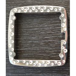 Photo Entourage " Full Metal Jack " Diamond Swarovski Silver  VINTAGE ... Mis en Vente