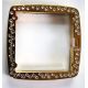 Photo Entourage " Full Metal Jack " Diamond Swarovski GOLD  VINTAGE ... Mis en Vente