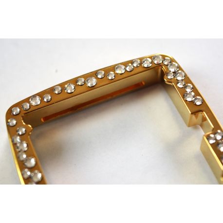 Photo Entourage " Full Metal Jack " Diamond Swarovski GOLD  VINTAGE ... Mis en Vente