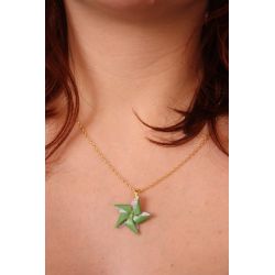 - 50 % soit 15 €   Collier " MOULIN " Origami