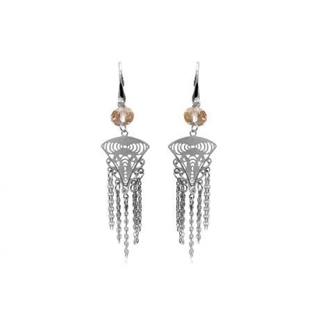 12 € BOUCLES D'OREILLES Argent 925/000 Rhodié