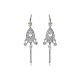 16 € BOUCLES D'OREILLES Argent 925/000 Rhodié