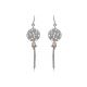 17 € BOUCLES D'OREILLES Argent 925/000 Rhodié