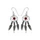 14 € BOUCLES D'OREILLES Attrape Rêve Argent 925/000 Plein