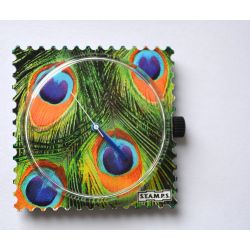 Photo Cadran Stamps EYE OF THE PEACOCK Exposition Mis en Vente