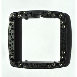 33 € Entourage " Full Metal Jack " Diamond Swarovski    VINTAGE ... EXCEPTIONNEL  ... Quasi NEUF !