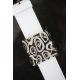 Cadran " Oval Office " Mis en Vente ( Visuel avec bracelet cuir blanc neuf )