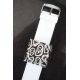 Cadran " Oval Office " Mis en Vente ( Visuel avec bracelet cuir blanc neuf )