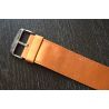 11 € Bracelet Cuir SATIN Stamps VINTAGE  .... T.B Etat  !