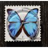 10 € Cadran Stamps " BLUE BUTTERFLY " Vintage  ... T.B.Etat !